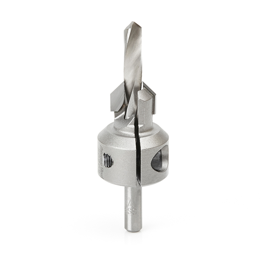 20202 Di-Count Adjustable Countersink for Drills 1/4 - 13/32 Shank, For Wood Screws #2 - #18