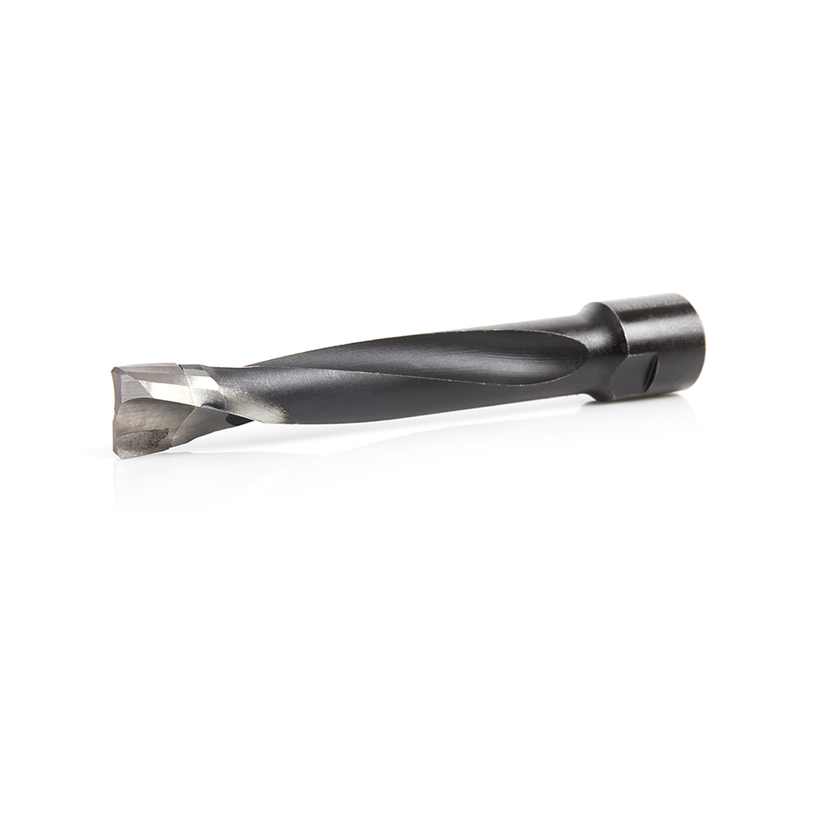 Amana 316034 Carbide Tipped 2 Flute RH Rotation Bit for Festool® Domino® Joiner, 12mm Dia x 70mm x 90mm Long