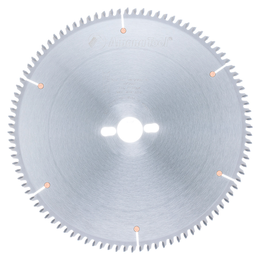 เมลามีนสองหน้าตัดไม่แตกคมยาวนานกว่า MB12960-30 Carbide Tipped Double-Face Melamine 12 Inch Dia x 96T H-ATB, -6 Deg, 30mm Bore