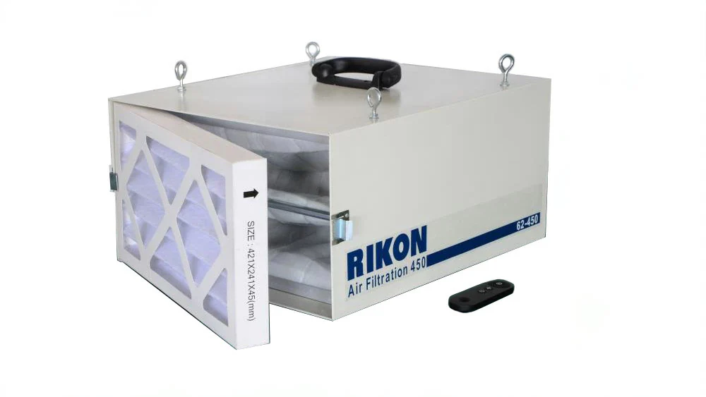 Rikon 46-450 Air Filtration System 3 SPD 450 CFM  1/4 HP เครื่องกรองอากาศ