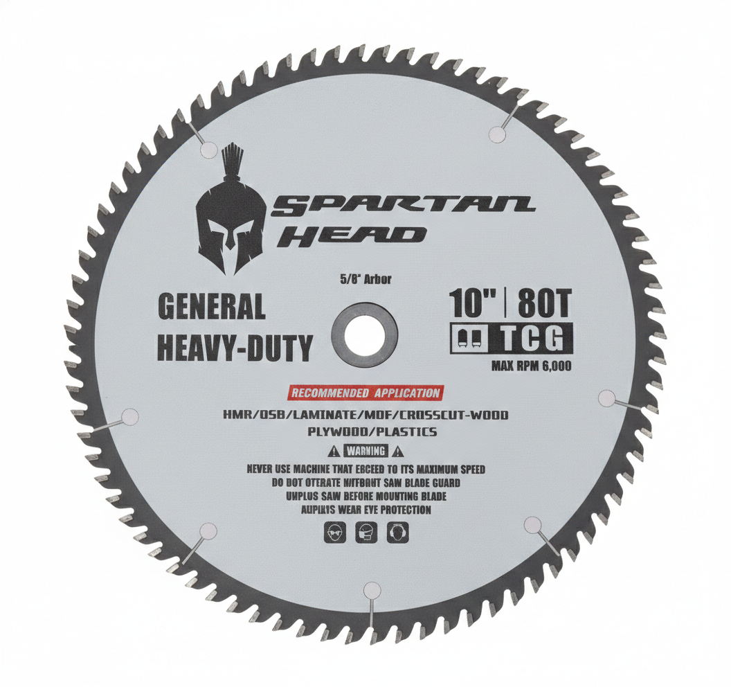 ใบเลื่อย SPARTAN HEAD 80TCG ฟัน 10 นิ้ว ส่งฟรี
