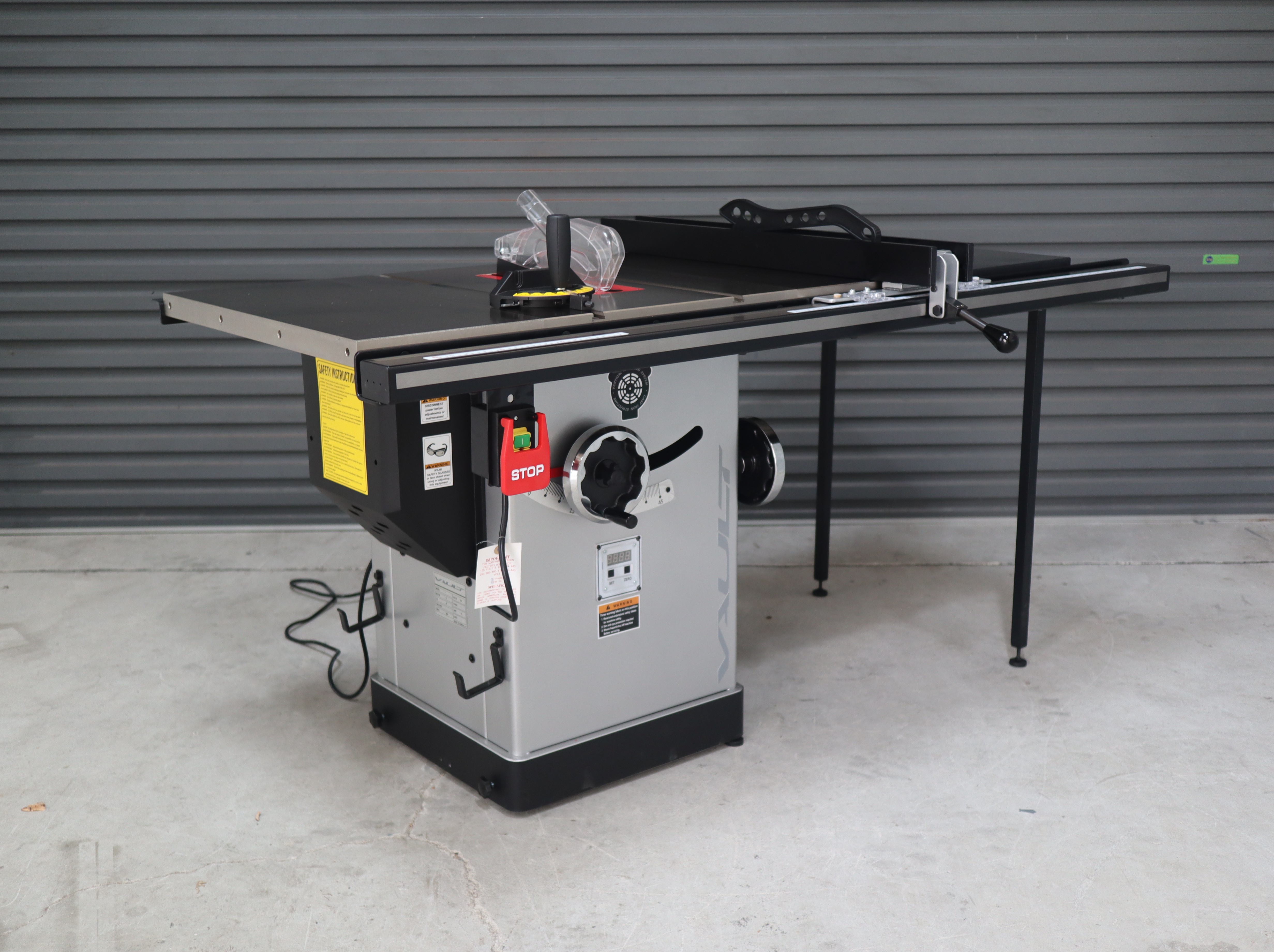 VAULT 10 TABLE SAW GEN4 36"/3HP/230V/1Ph  Nickel Plating