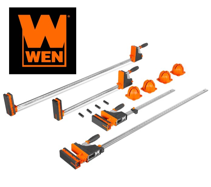 WEN CLP14A Parallel Clamp Kit with Two 24-Inch Clamps, Two 50-Inch Clamps, and Framing Kit ส่งฟรี